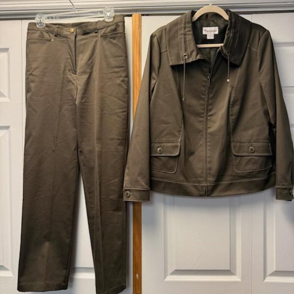 VTG - TanJay Women's Separate Pant Suit - Sz Jacket (14) Pant (10)